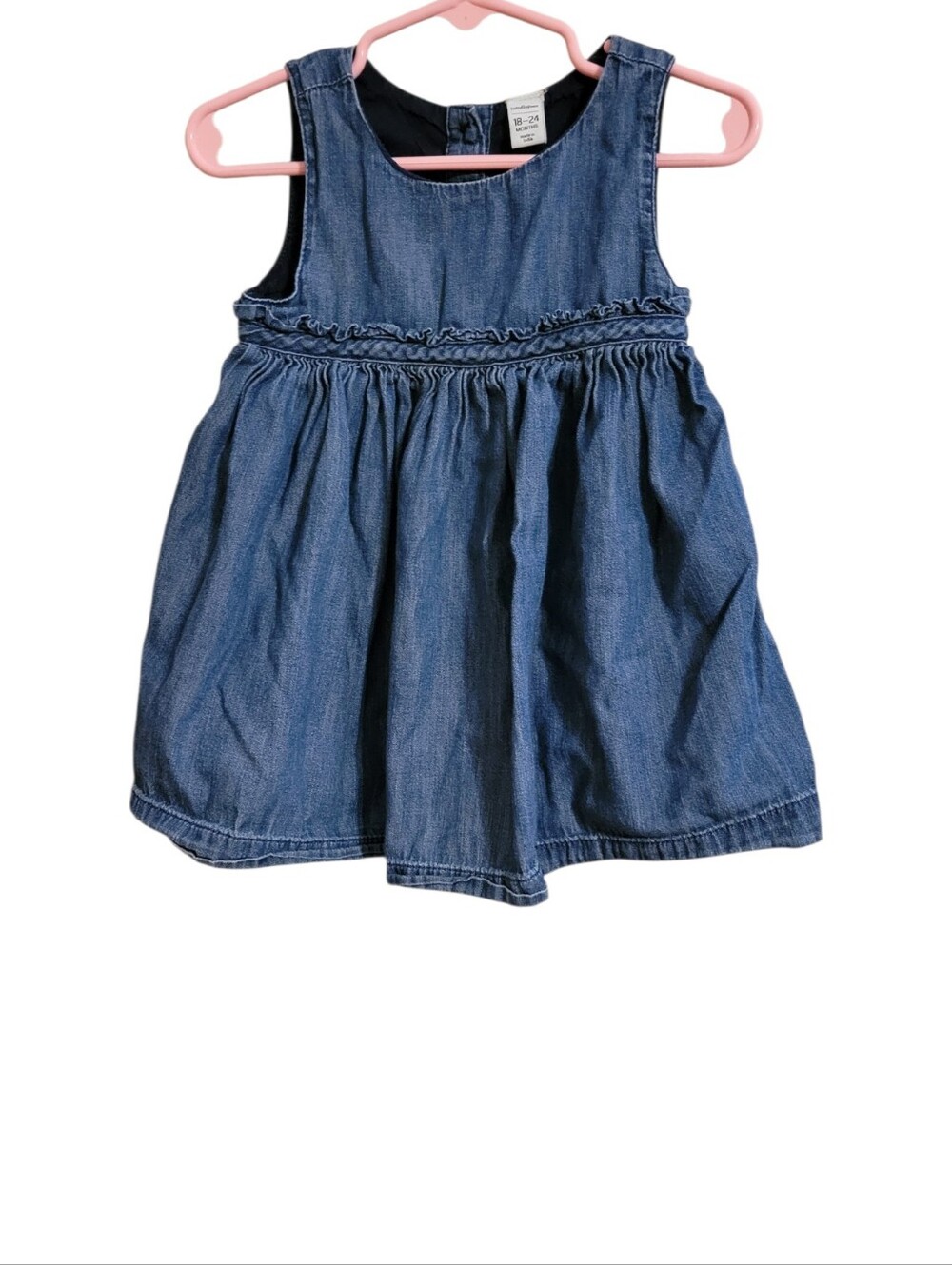 Baby Gap Blue Chambray Dress